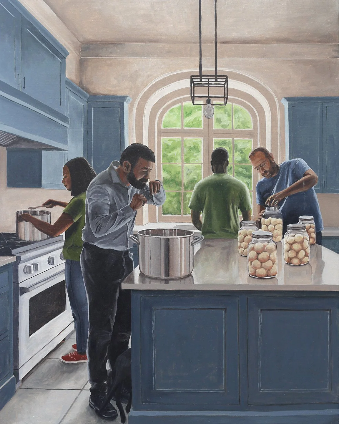   The Preparation  32”x40” Oil on canvas 