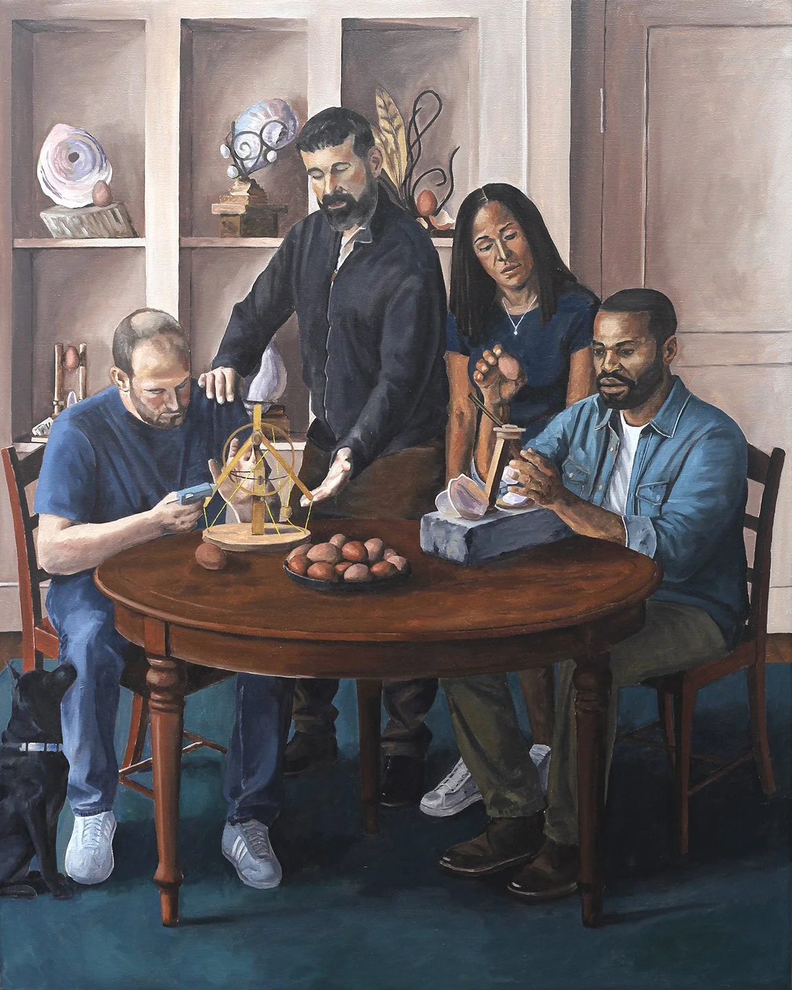   The Icons  32”x40” Oil on canvas 