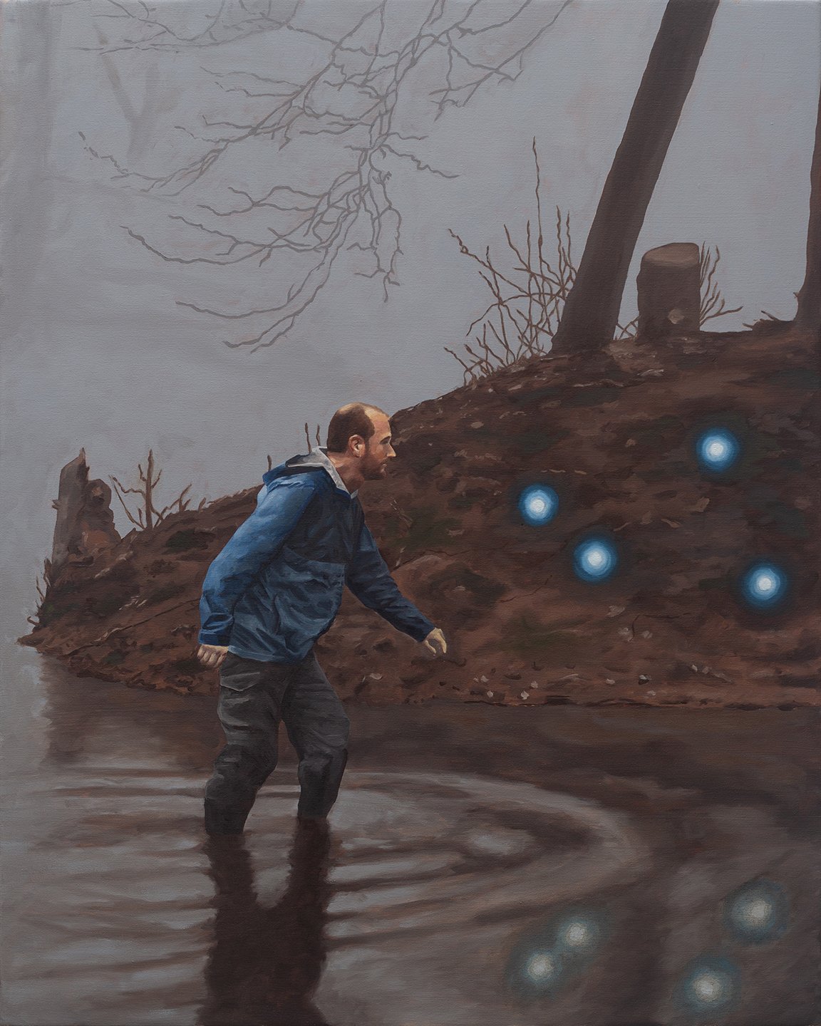   The Escape  32”x40” Oil on canvas 