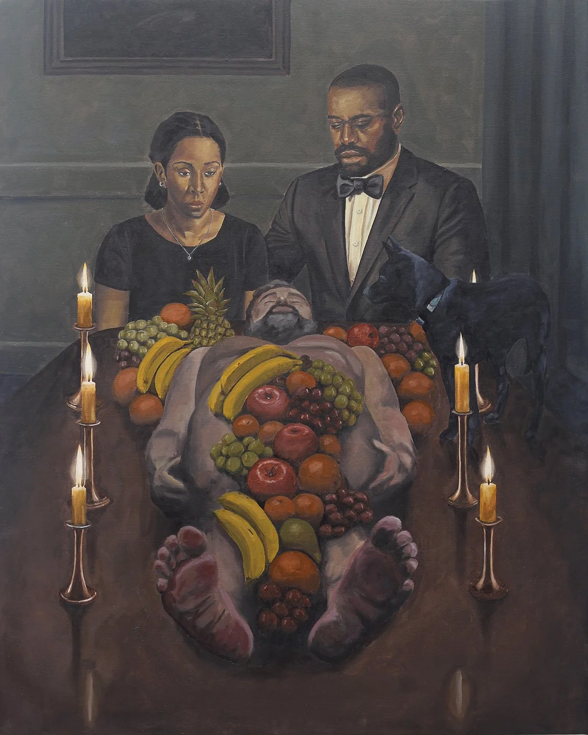   The Final Offering  32”x40” Oil on canvas 