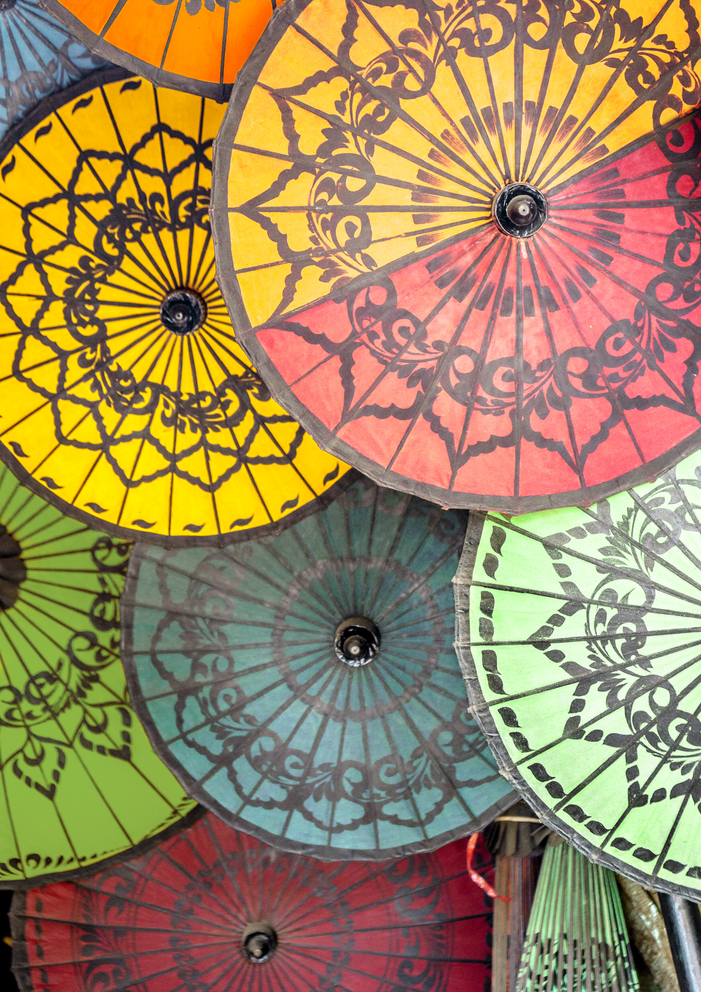 Myanmar - Umbrellas