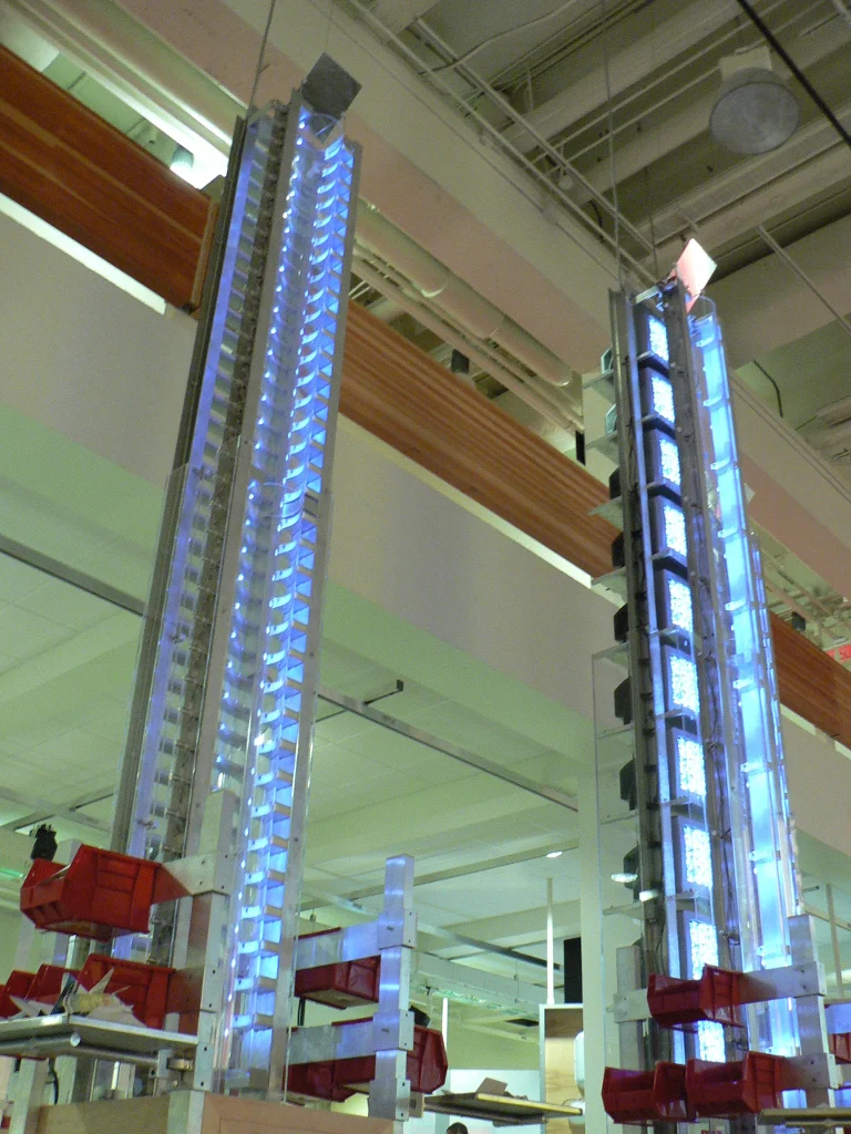  Tumbling Dice installation OSC exhibit floor. 