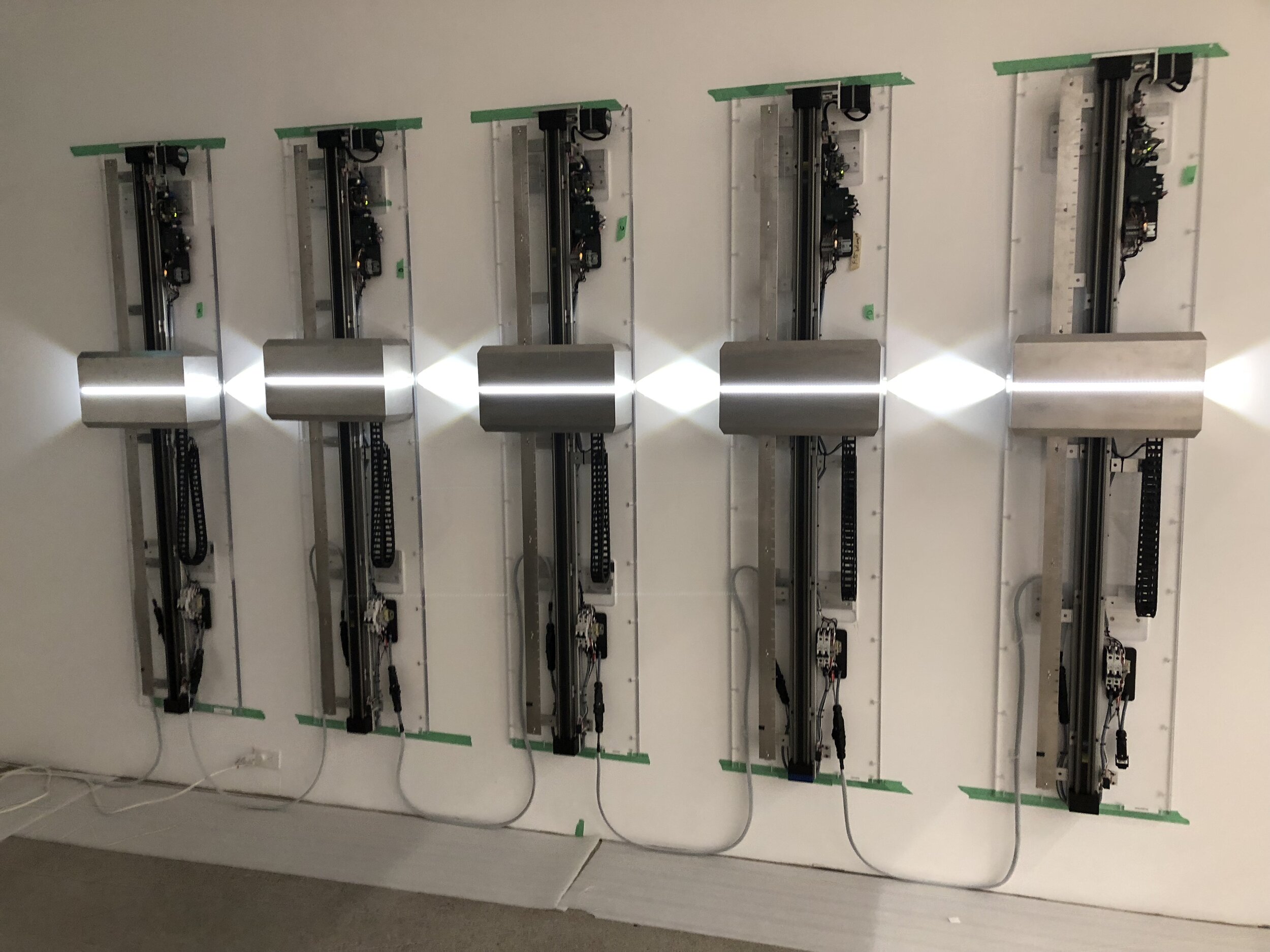  Acrylic covers removed, LED’s  illuminated. 