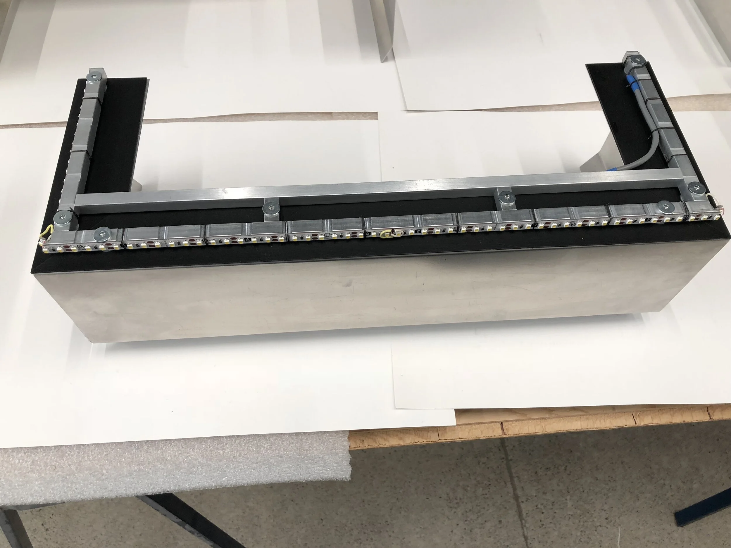  Detail, LED assembly, top half removed  