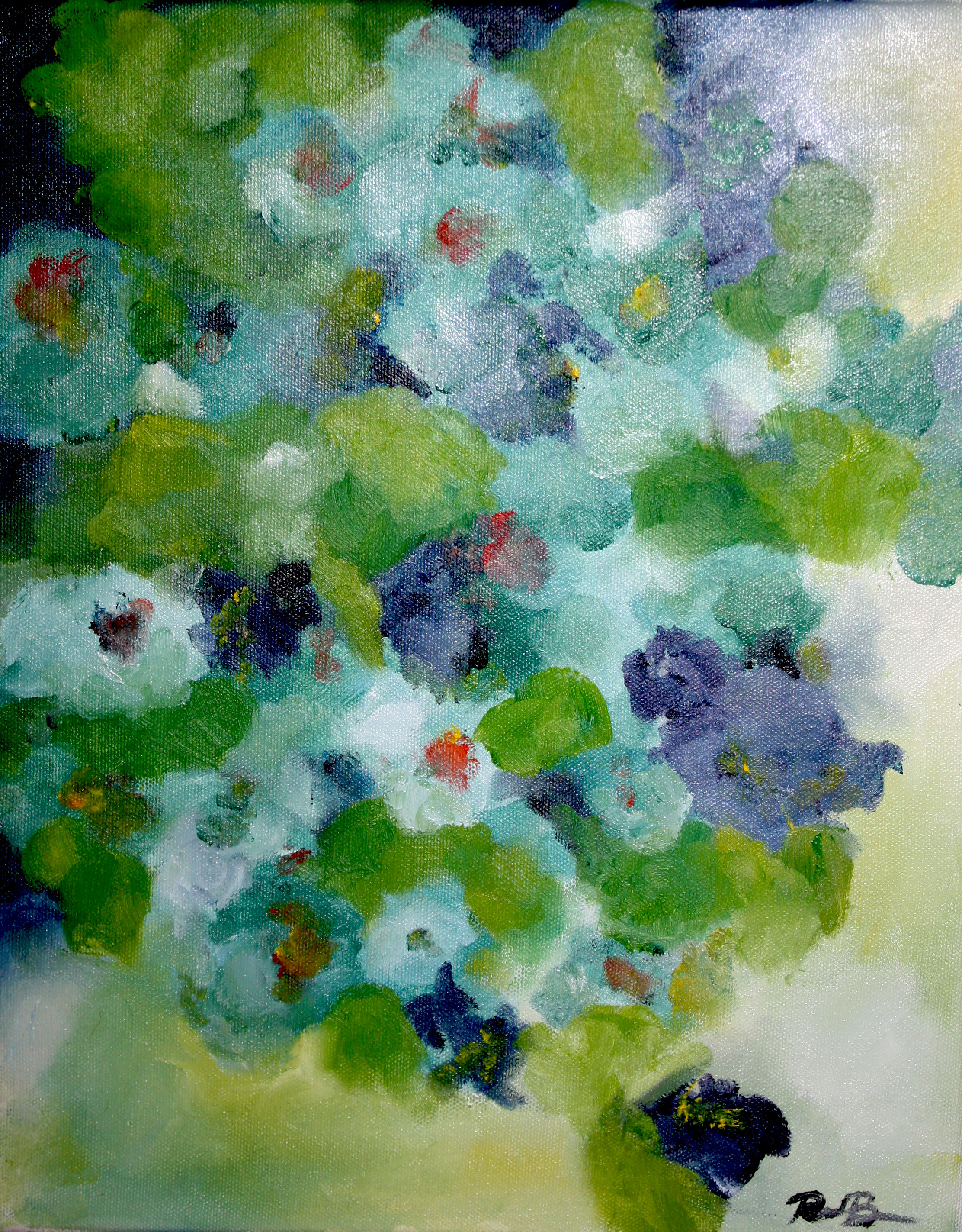 teal in bloom 2
