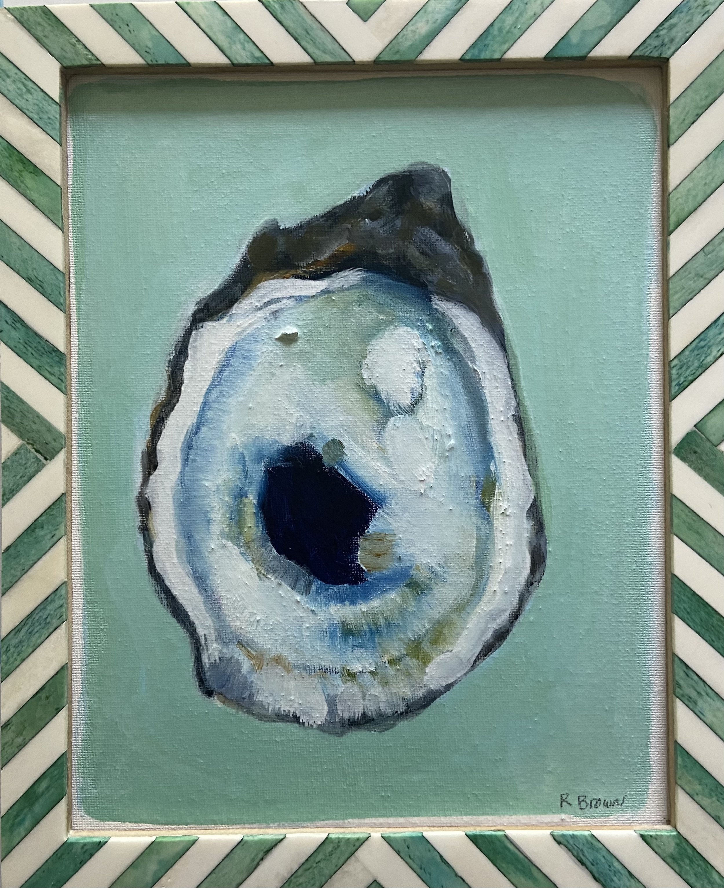 oyster shell paintings — RACHEL BROWN