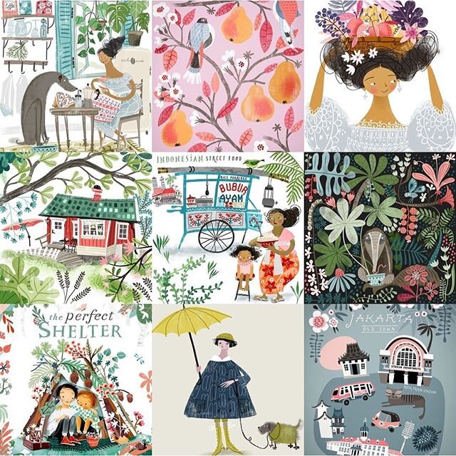 Thank you for this year! It&rsquo;s been full of exciting and fun projects. Looking forward to another busy one 😊❤️ #lillarogers #lillarogersstudio #illustration #kidlitart #childrensbookillustration #childrensbookart #asagilland