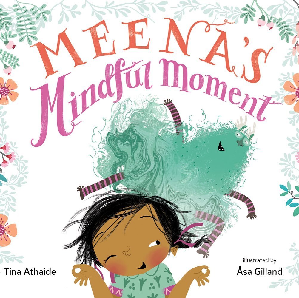 Thrilled to share the cover of MEENA'S MINDFUL MOMENT written by 
@tinaathaide. I had the privilege to work on this fun story with the lovely team at @pagestreetkids 
Meena is a little girl who visits her grandfather in India. She has so much energy,