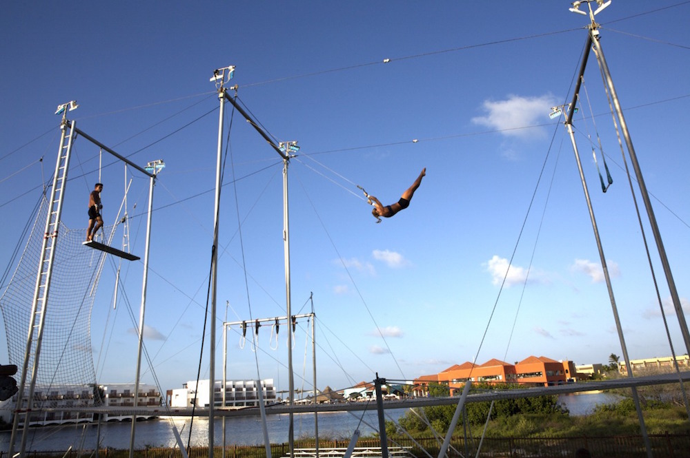 Club Med Cancun Yucatan: Flying Trapeze School