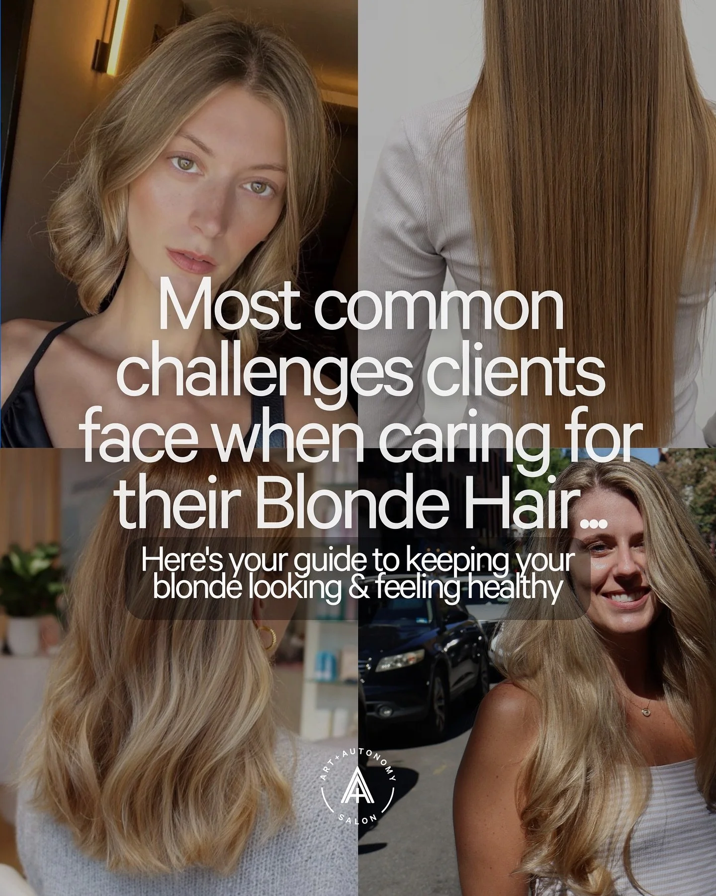 Here are the most common mistakes our stylists see (and how to avoid them)💛

Book your gloss or treatment today &mdash; link in bio.
.
.
.
#nycsalon #sohosalon #artandautonomy #behindthechair #hairtips