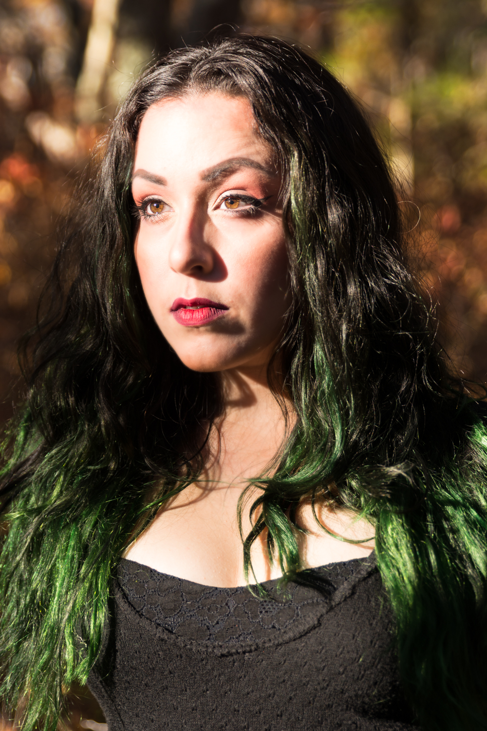 Amidst the leaves of gold and green 2