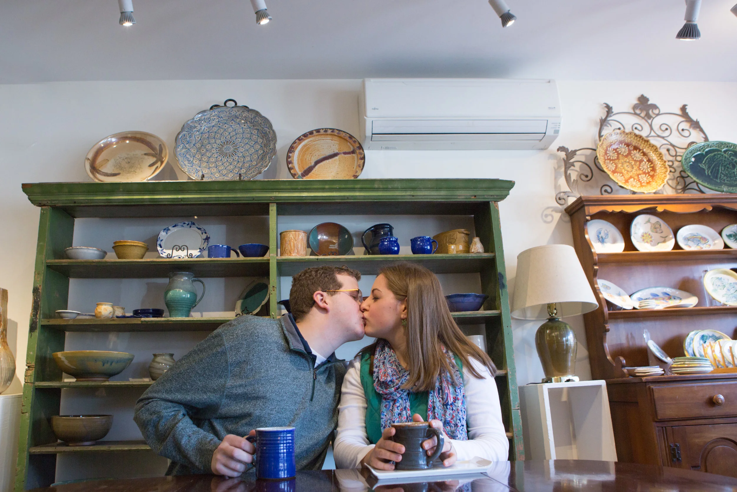 Portland Pottery Cafe | Engagement Session