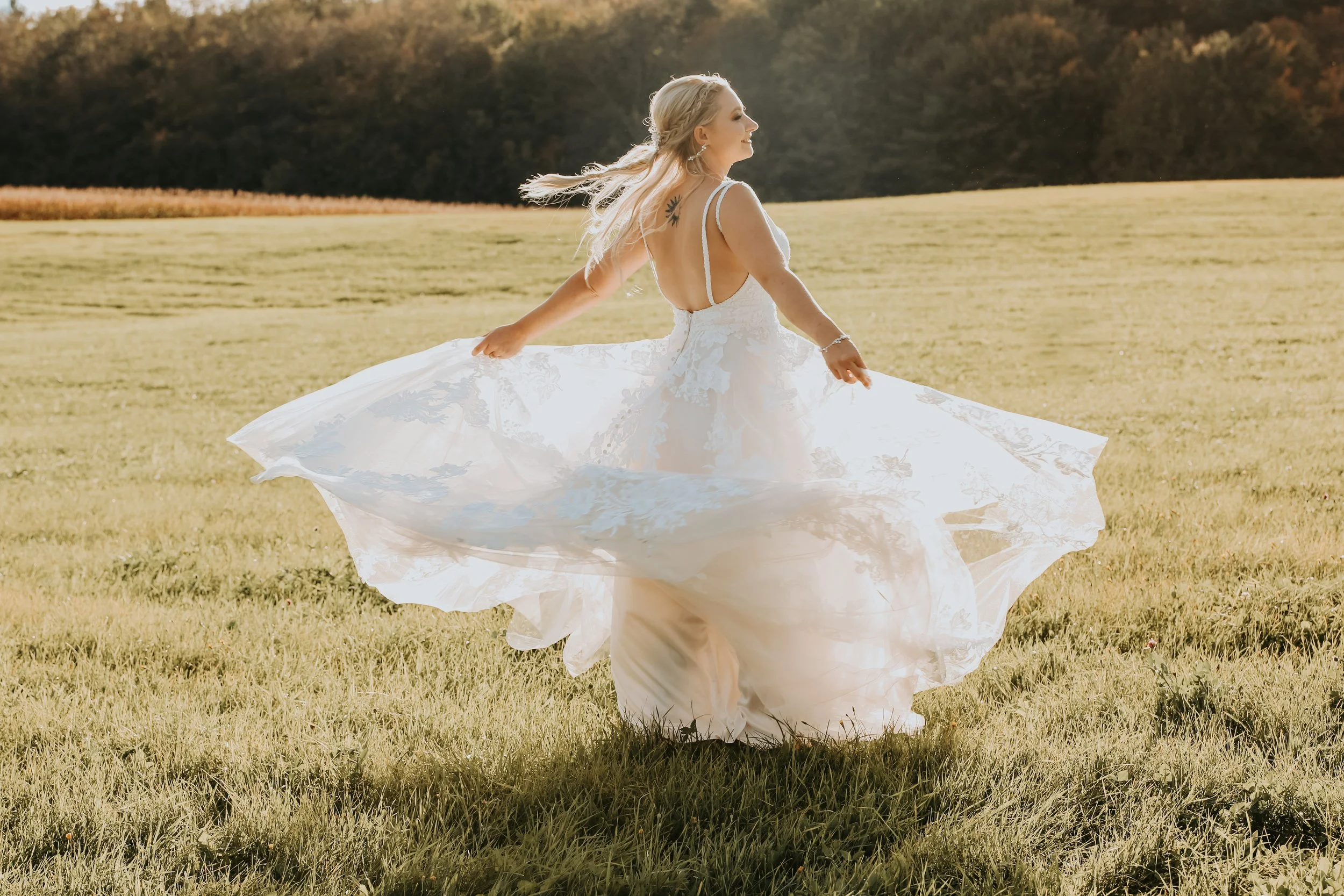 Chantelle + Jason's Field Wedding