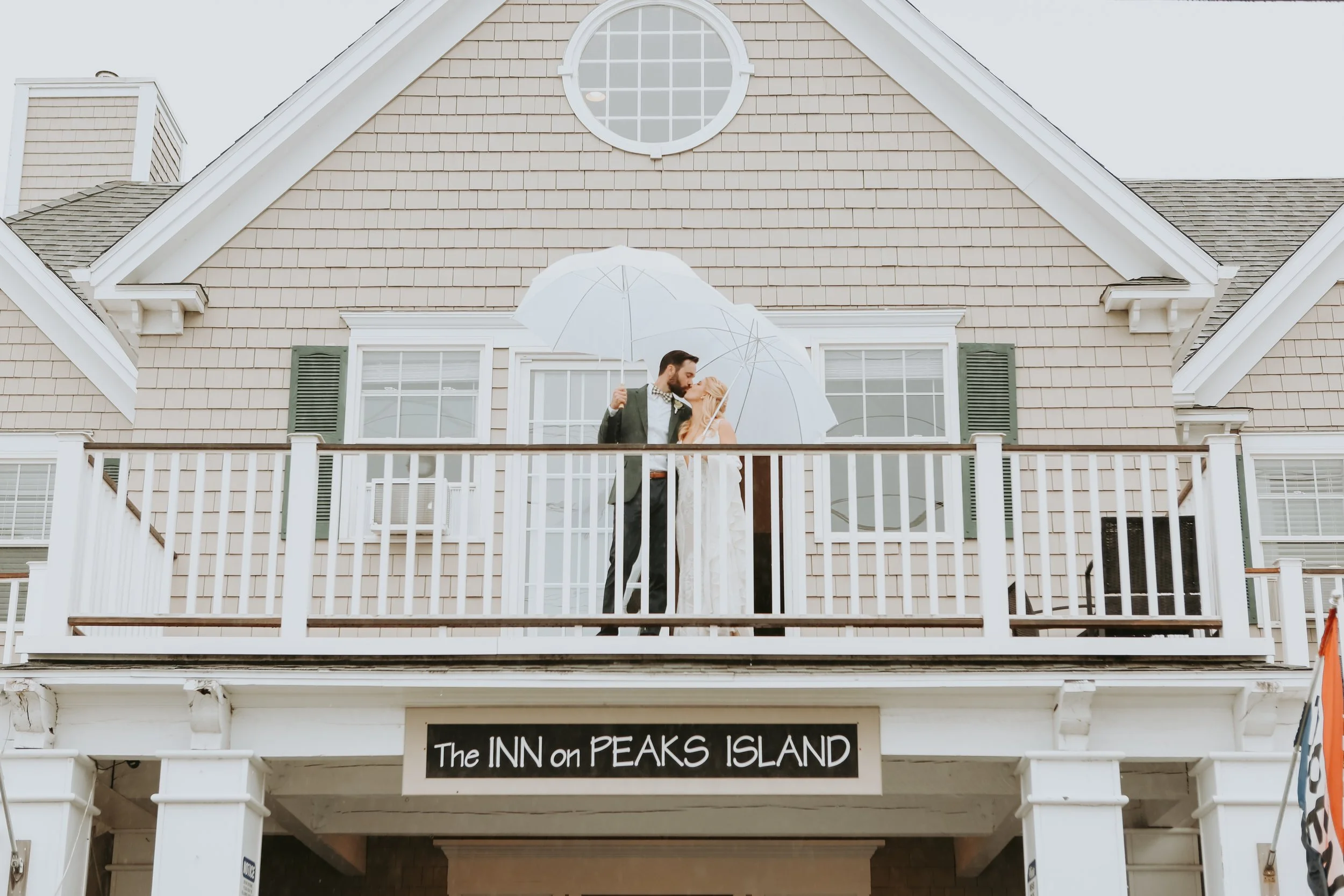 Marissa + Tom's Peak Island Wedding 