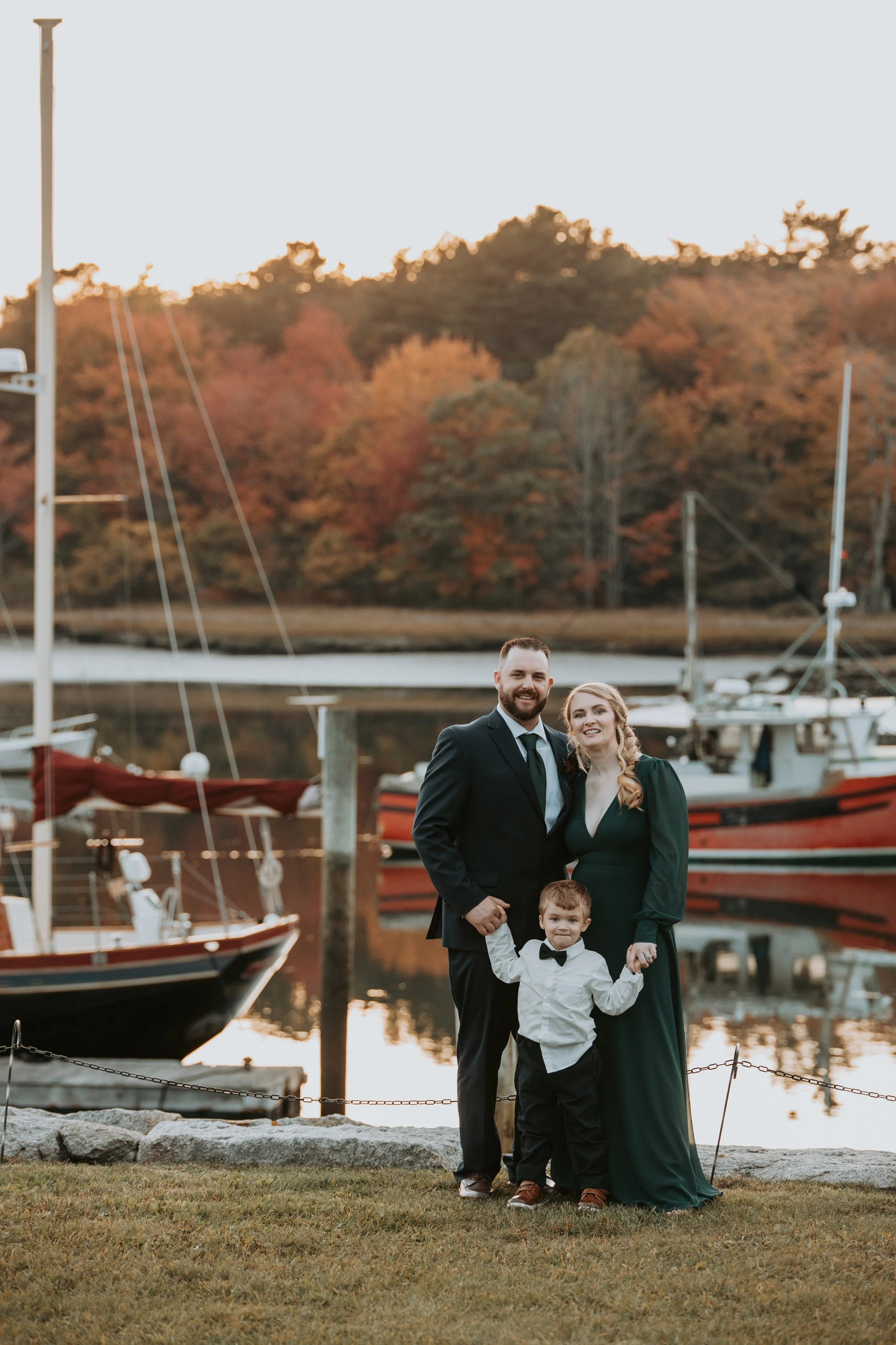 Tavia + Drew's Coastal Maine Ceremony