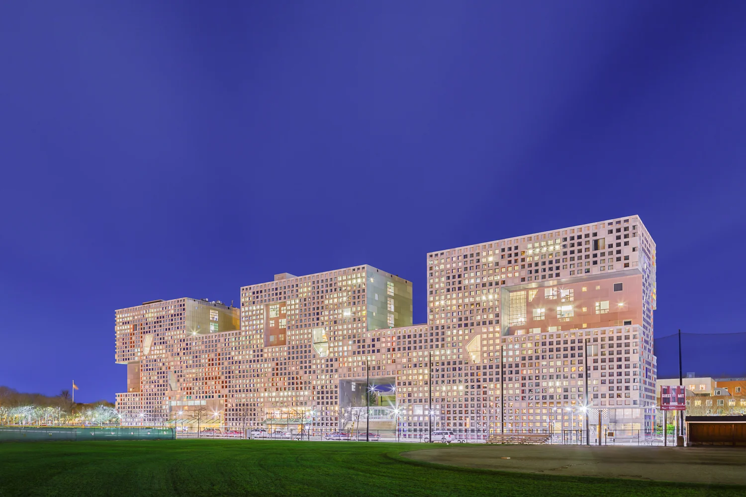 Simmons Hall, MIT, Cambridge, USA designed by Steven Holl Architects