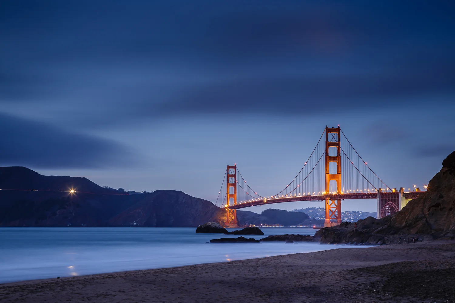 Golden Gate Bridge, San Francisco, USA designed by Charles Ellis and Leon Moisseiff