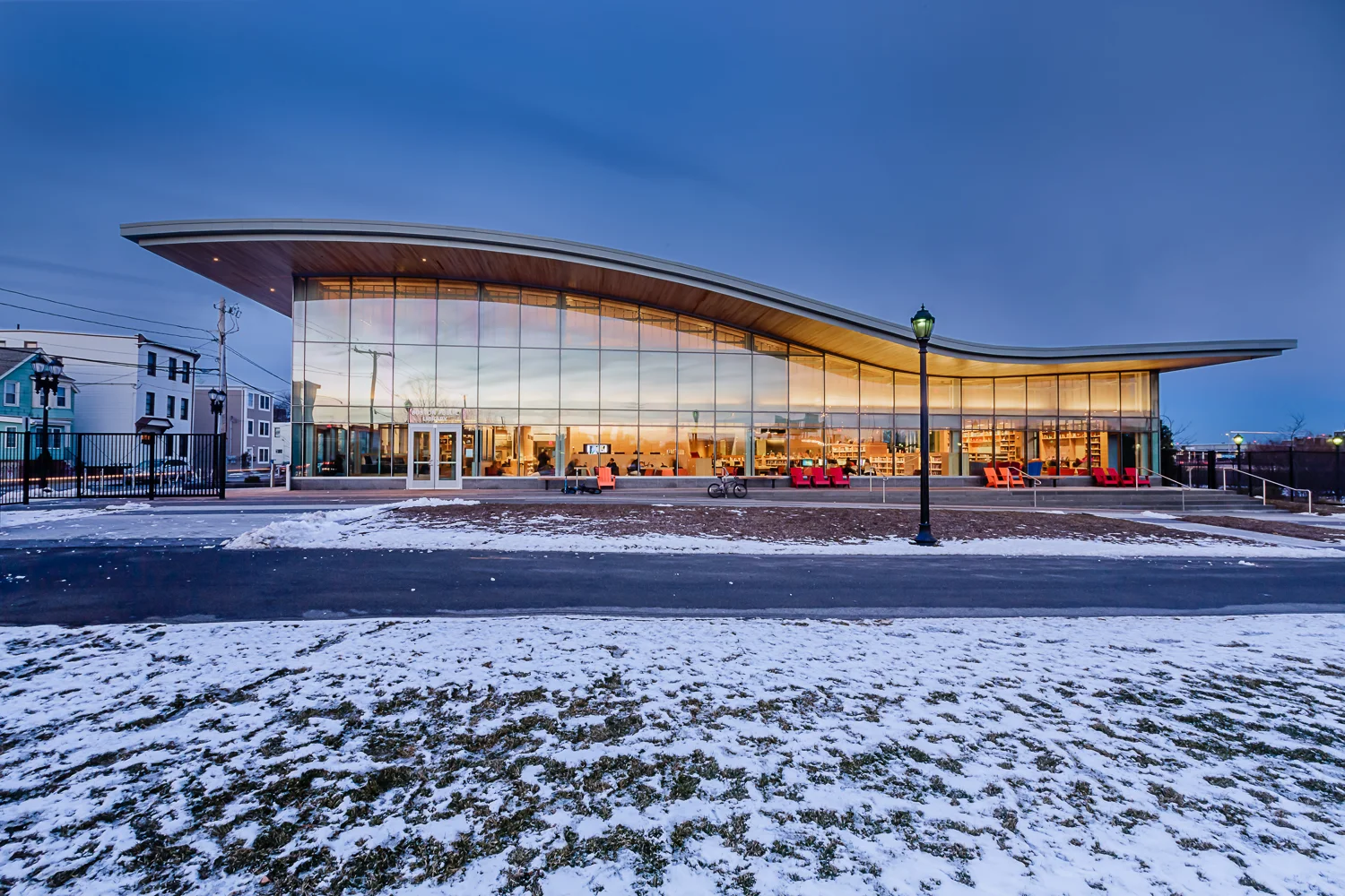 Boston Public Library East Boston Branch, Boston, USA designed by William Rawn Associates