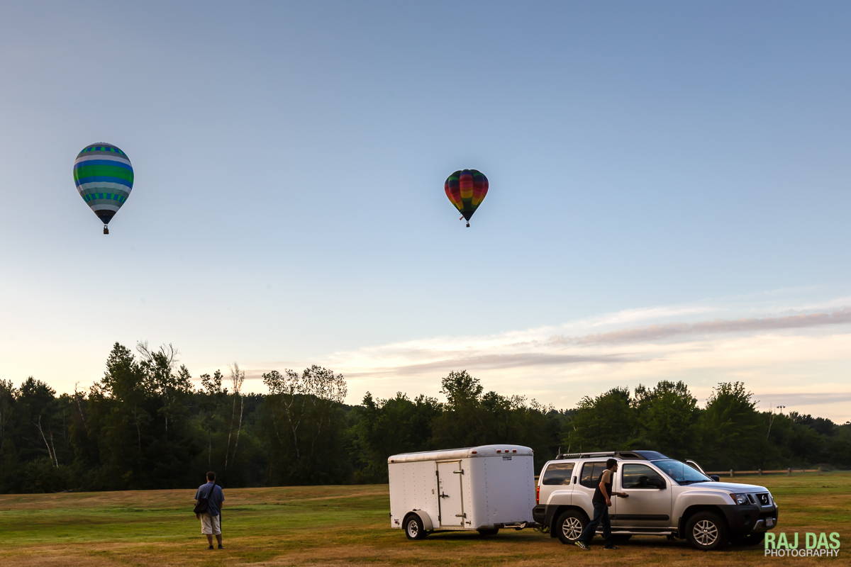 The retrieve crew will head out and wait for the radio from the pilot to get to where the balloon will land