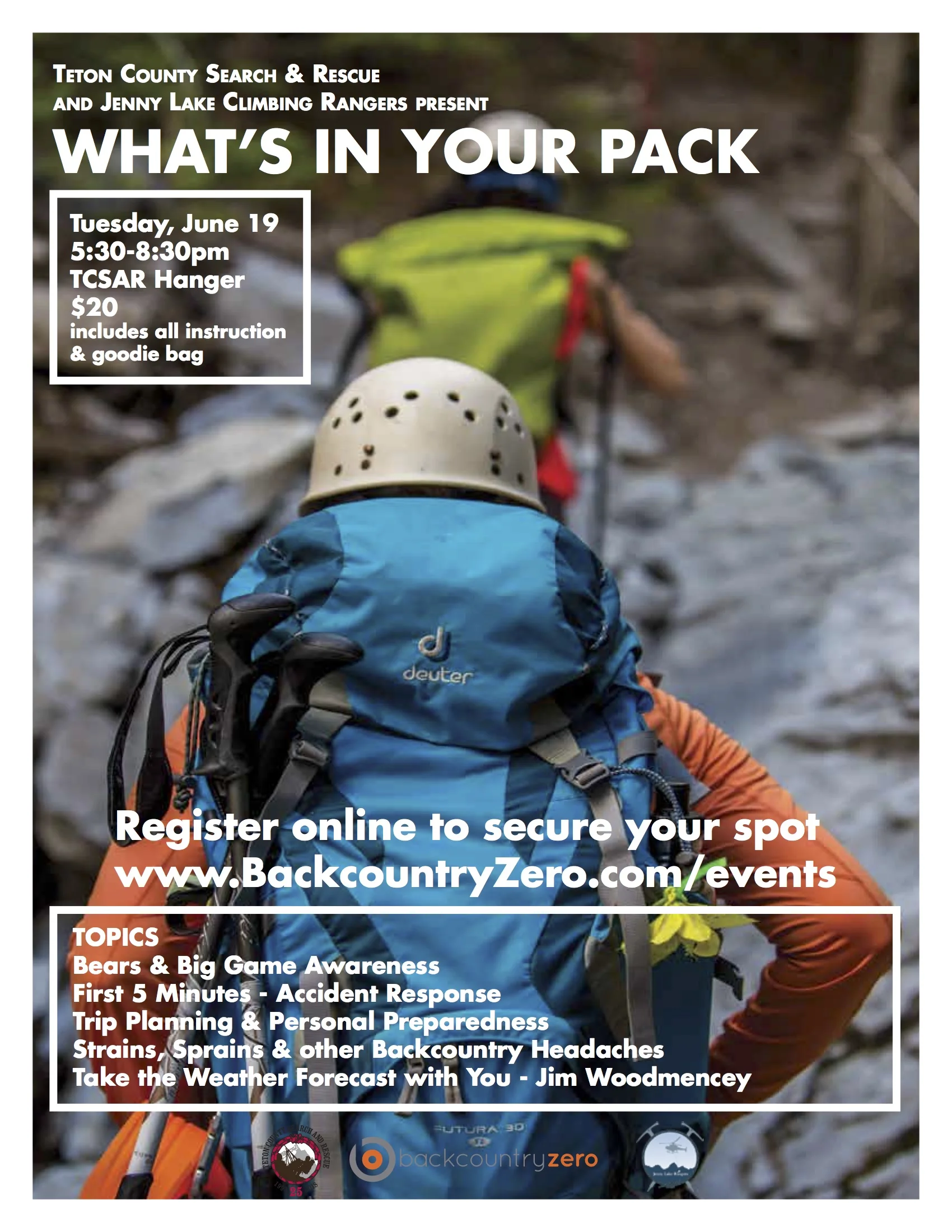 What's In Your Pack Class 