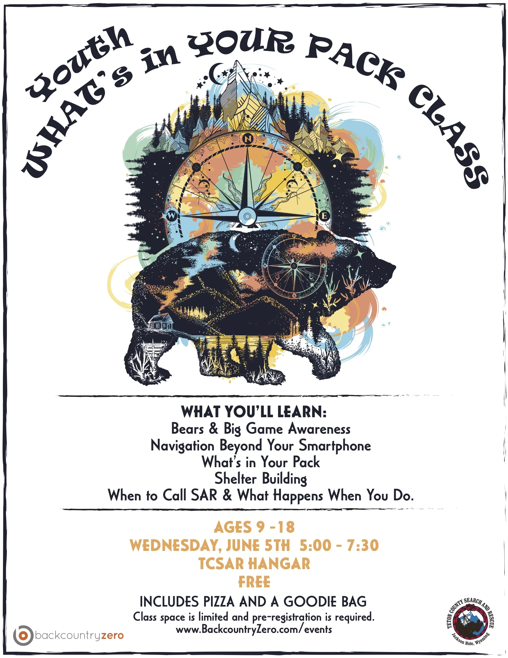 Youth What's In Your Pack Class