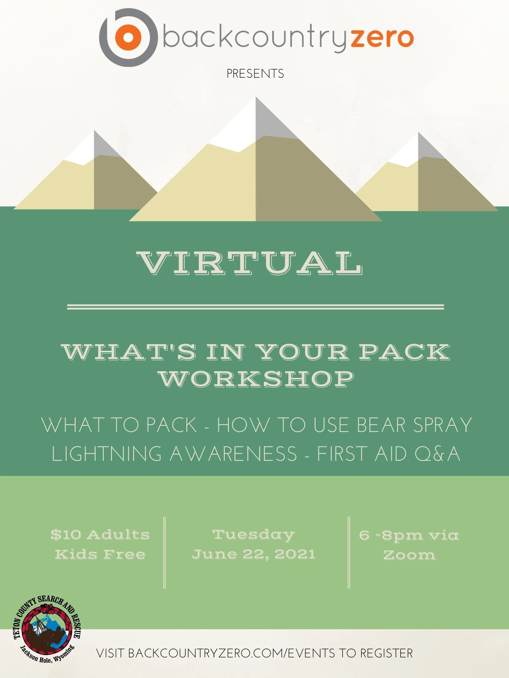 VIRTUAL What's in Your Pack