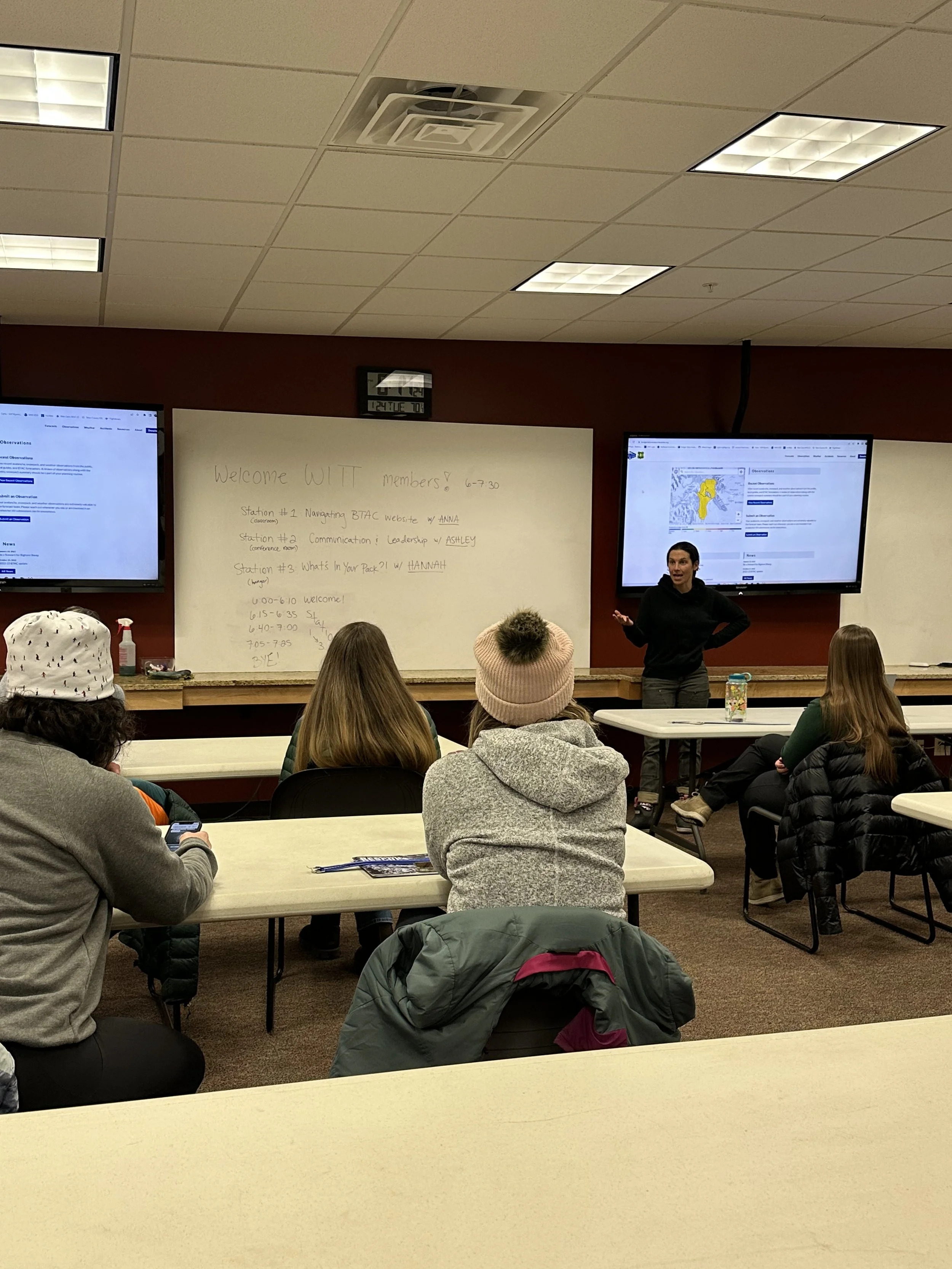 Women in the Tetons 3-Day Avalanche Workshop (Day 1: Classroom)