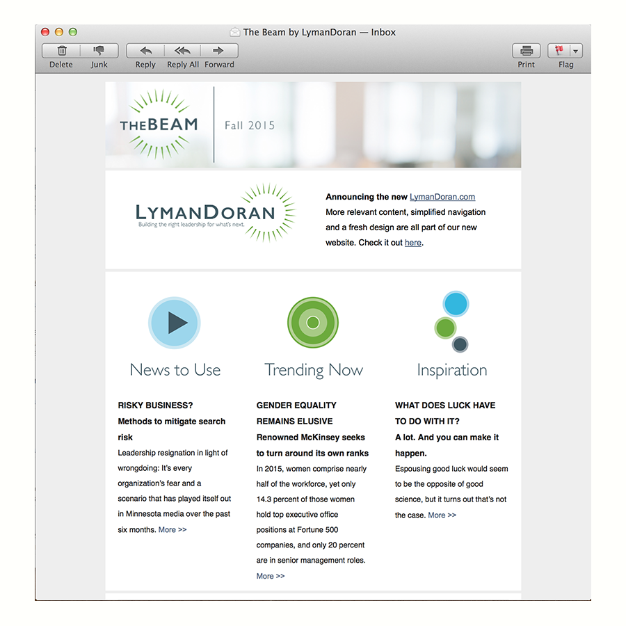 LymanDoran eNewsletter: The Beam