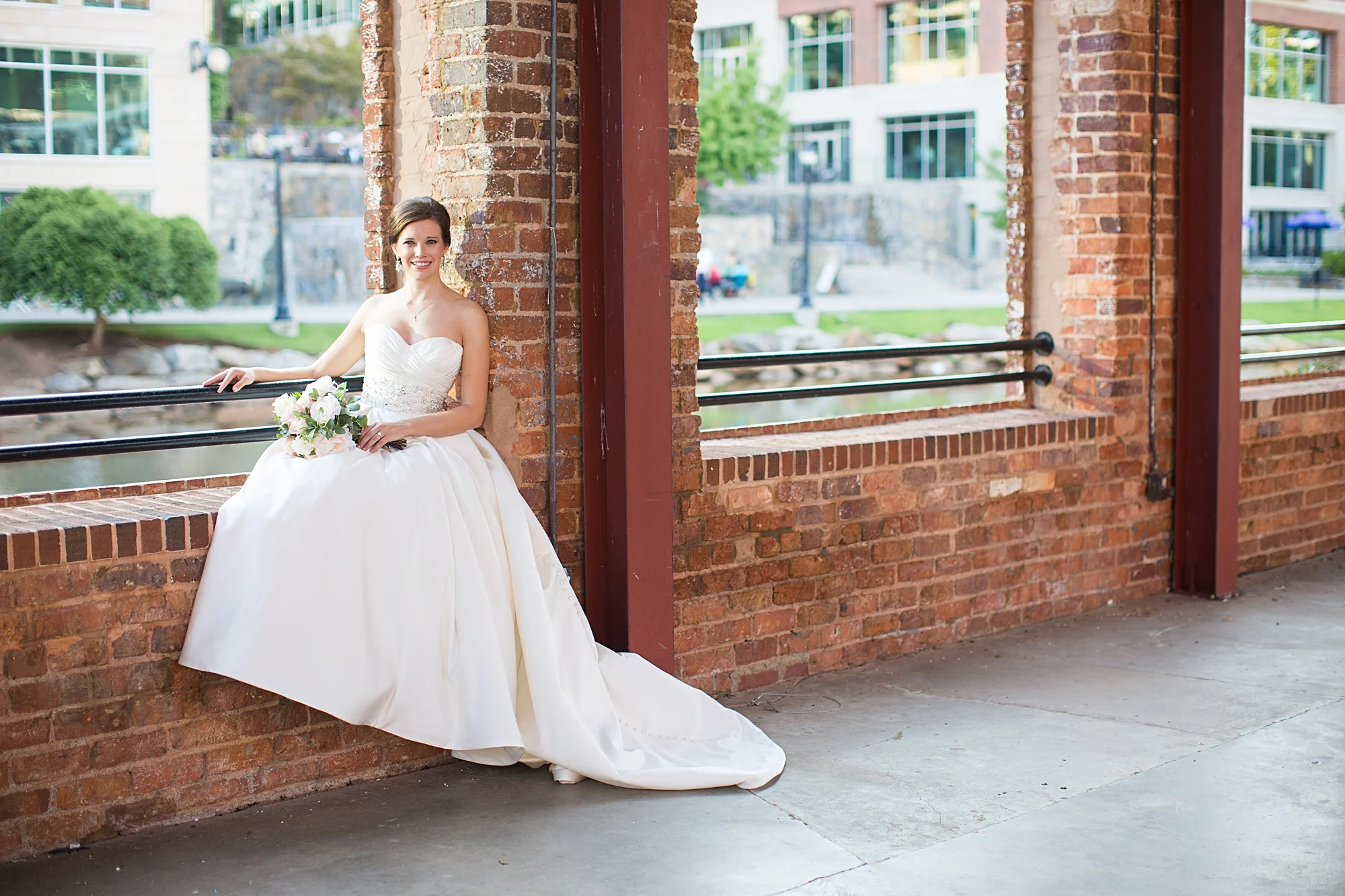 Downtown Greenville Kristen Kern's Bridal Portraits A Greenville