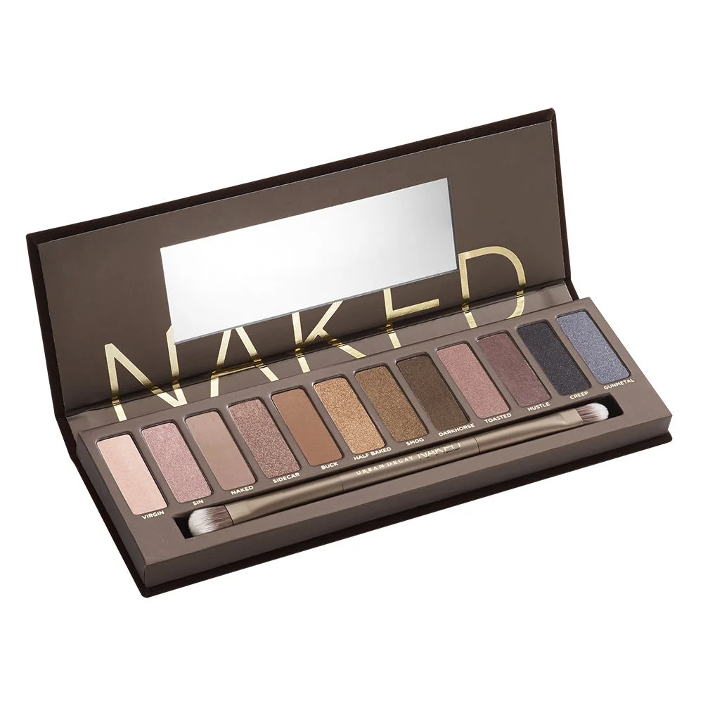 Urban Decay Naked Palette ($54) You really can't beat this palette! Yes, it's expensive but mine has lasted me for 1-2+ years! The shadows are highly pigmented and you don't have to use much to get a lot of color. I recently purchased the Naked 3 Palette because my first one ran out and I like it a lot, but I have to say that I think the original is the best! If you have a cooler skin tone, the second one may be best for you.