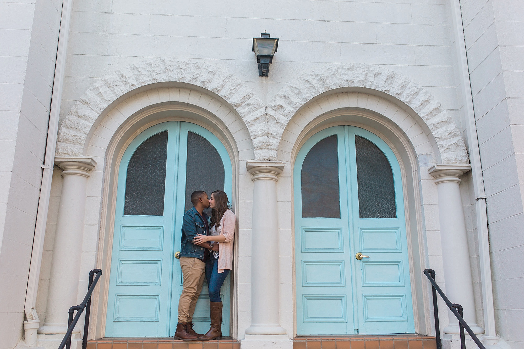 Downtown Raleigh engagement session