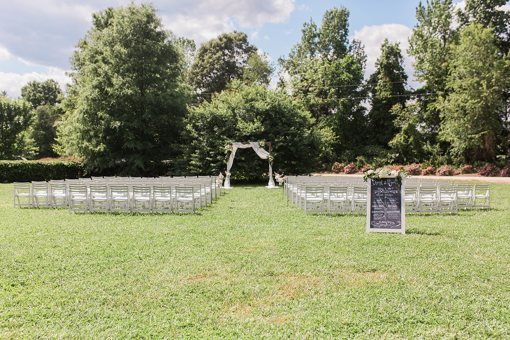 Outdoor Wedding in North Carolina