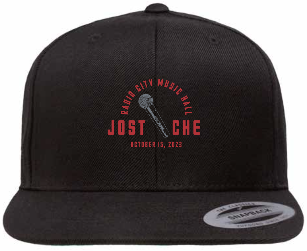 LIMITED EDITION* Black Snapback Hat — Colin Jost