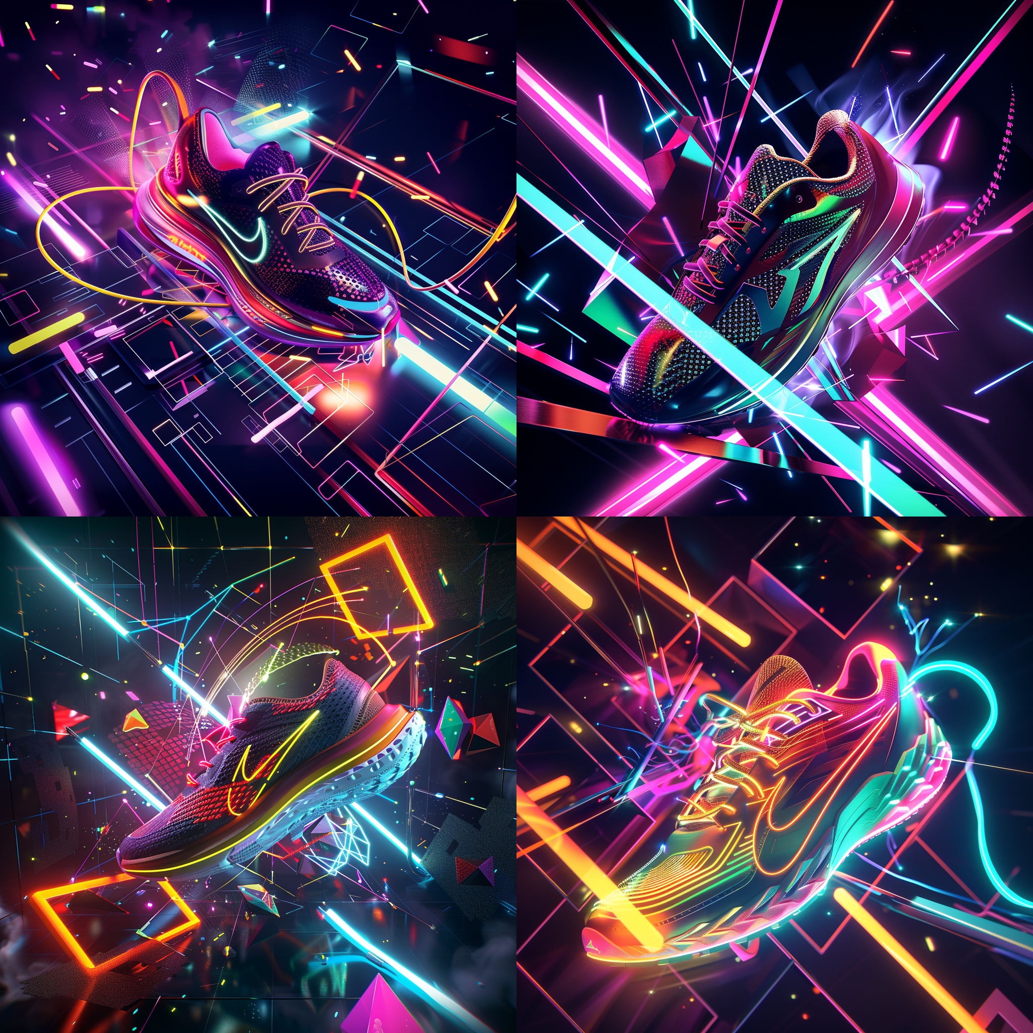 Working with Midjourney for Nike RRSS Campaign