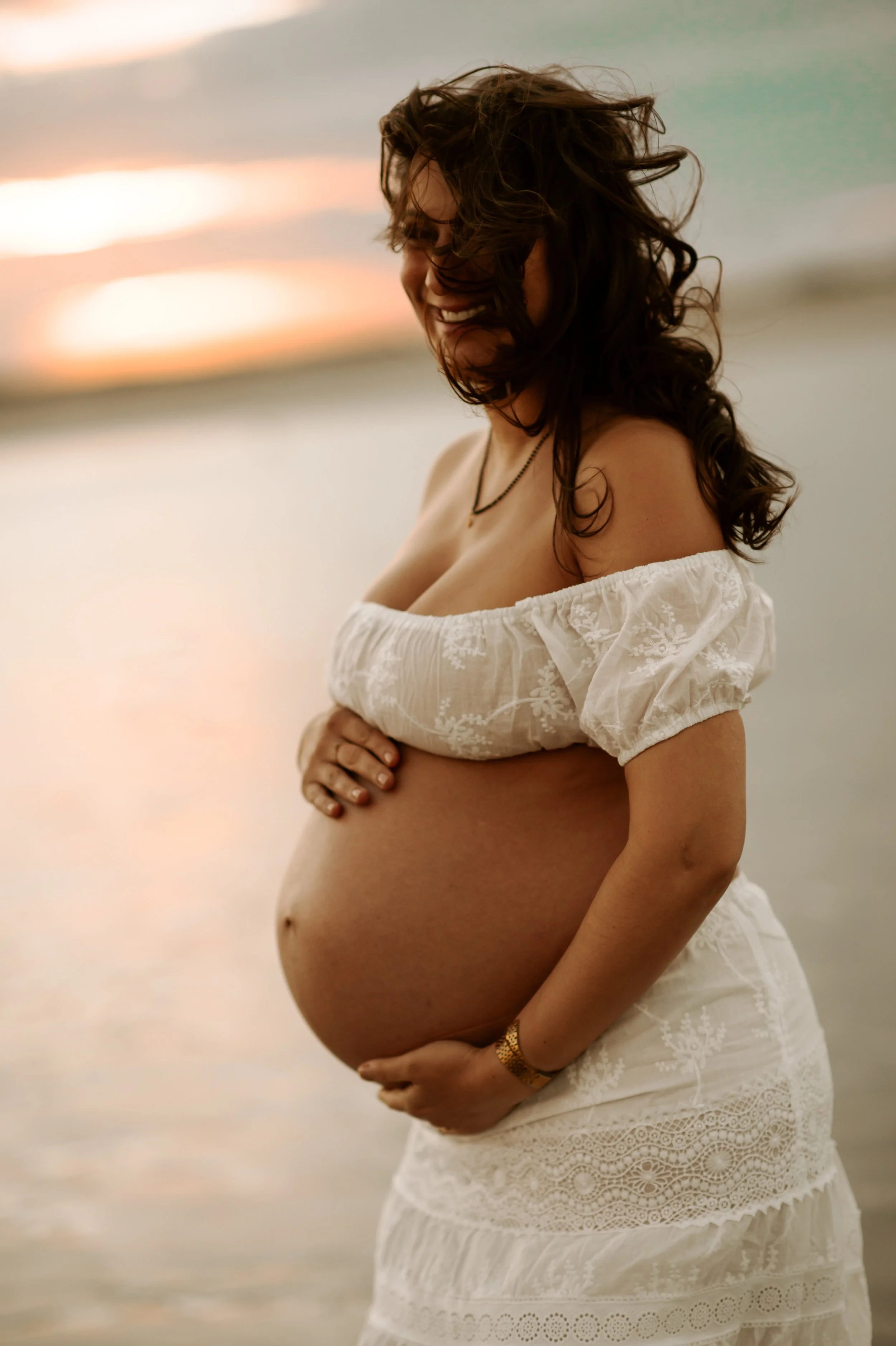 Blue Hour Maternity Session