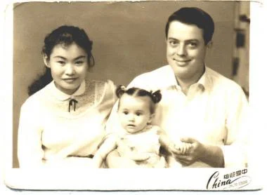 Mei Mei, a Daughter's Song, 1989, Dmae Roberts with parents, Chu-Yin and Bobby Roberts; photo courtesy the artist