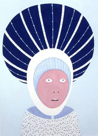 Untitled, 2004, gouache on paper, 28 x 20.4 in; photo courtesy the artist