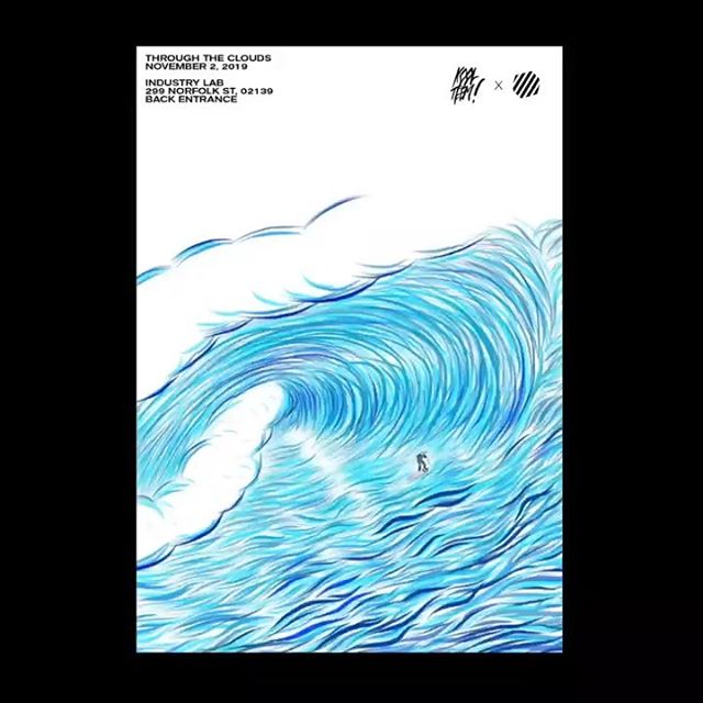 This Saturday @koolteem and @curioussoundobjects art show at @industry_lab. 
Wave paintings, #bittybeats, and performances by some of our friends.
5pm-1030pm. 
288 Norfolk St. 
Enter through the cloud mural in the back. 
FB event link in profile.