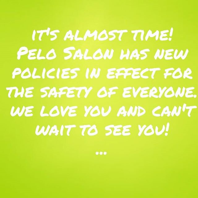 Dear Pelo Family,
It is almost time! If all goes well, Phase Two will allow us to open in just a few weeks. WooHoo NY! Honestly, I am so proud of how we have made it back to this place. Plus we are making changes for everyone&rsquo;s safety that will