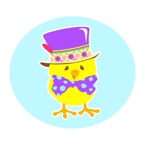 cute-easter-card-illustration-drawing-kids-story-childrens-book-peep-spring-chick-chicken-happy-easter-feather-cap-tophat-top-hat-funny-humor-poems-by-pete-poemsbypete