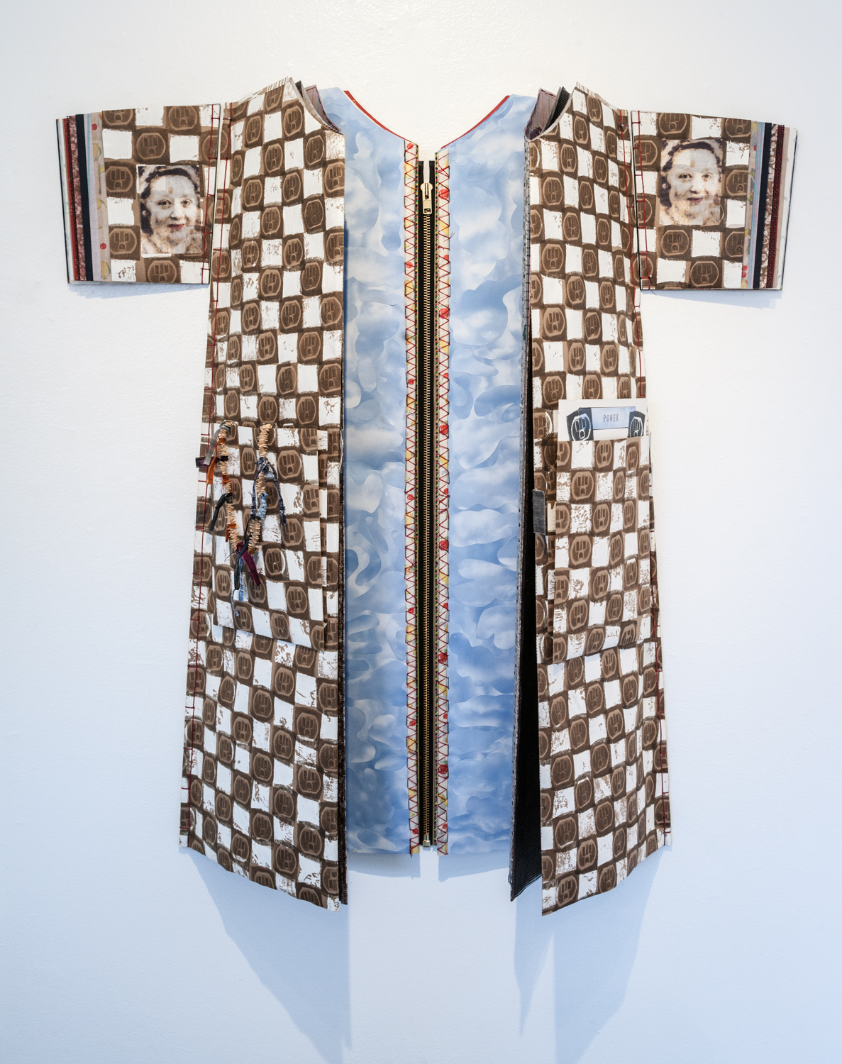 Susan Joy Share Housedress with Orange Donkey (An Edition of Two Halves)