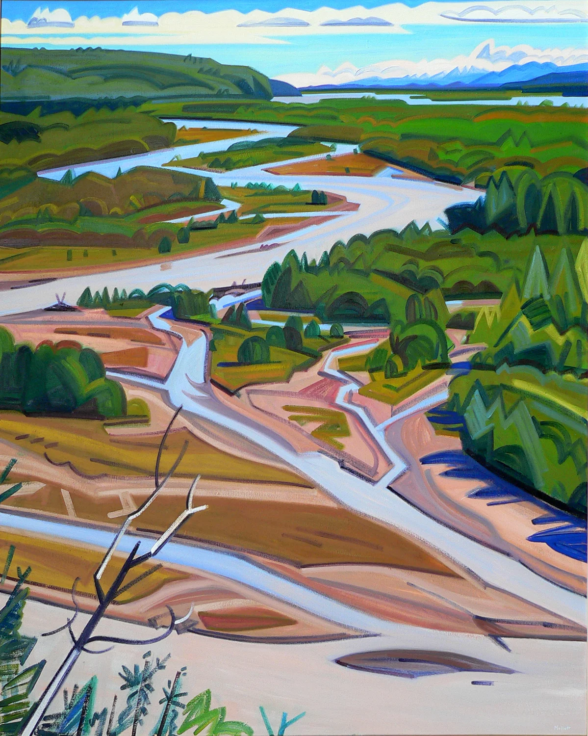 "Tanana River Vista" By David Mollett