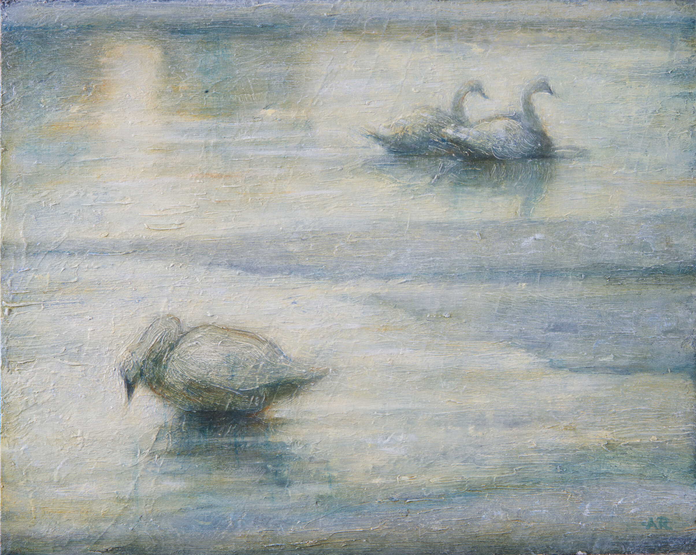Winter Swans, 2020 - Painting 3