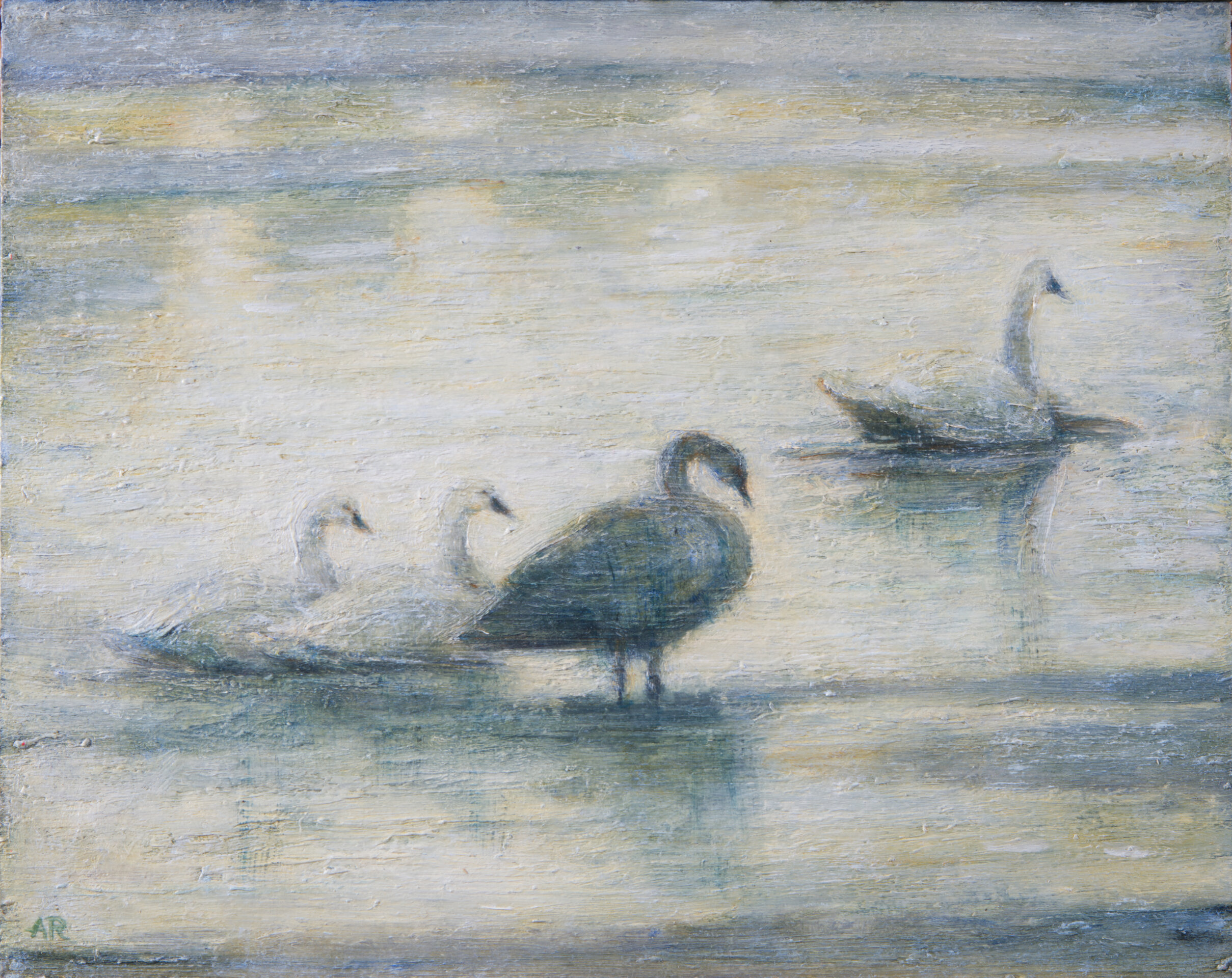 Winter Swans, 2020 - Painting 4