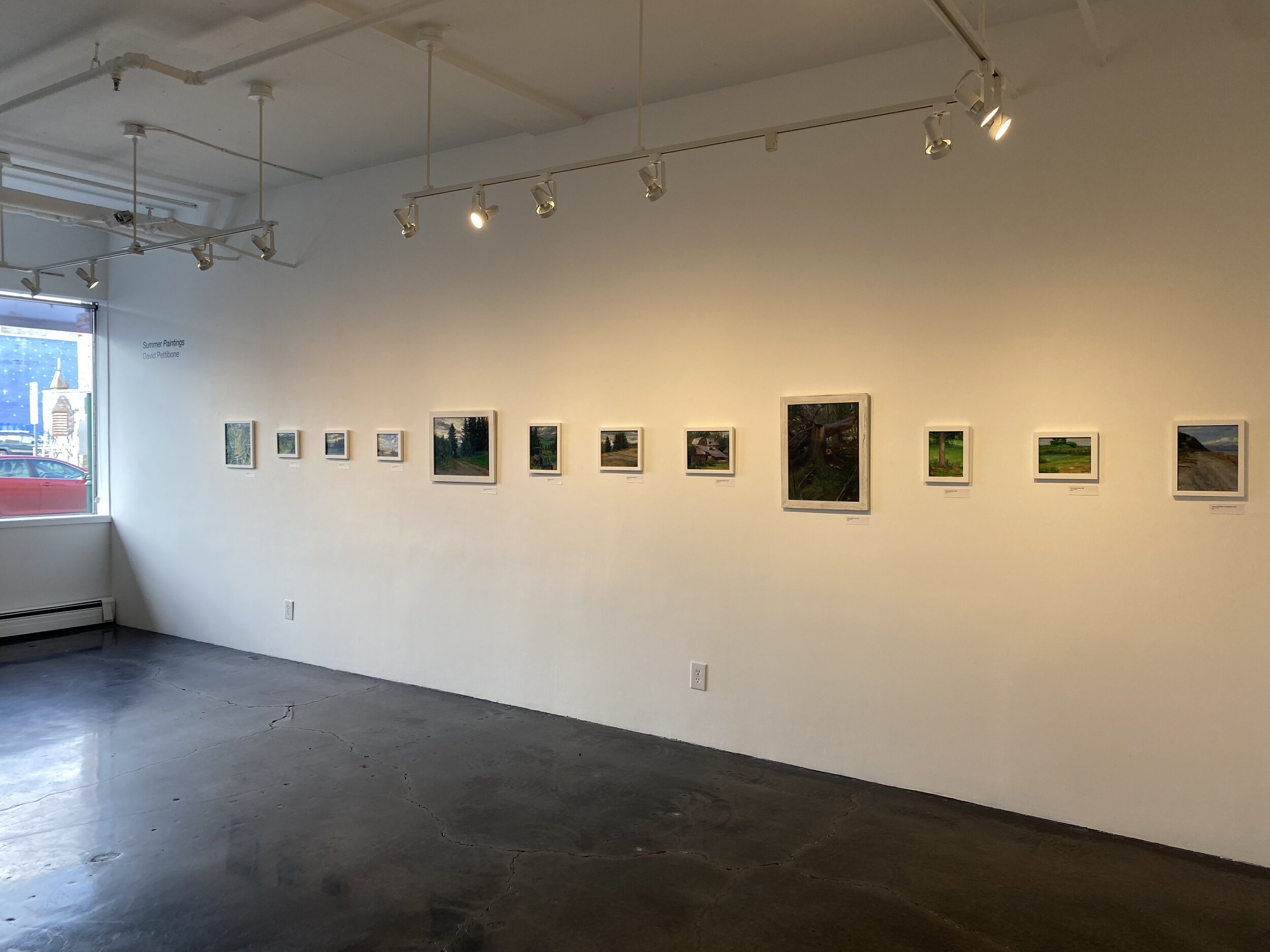Summer Paintings installation view
