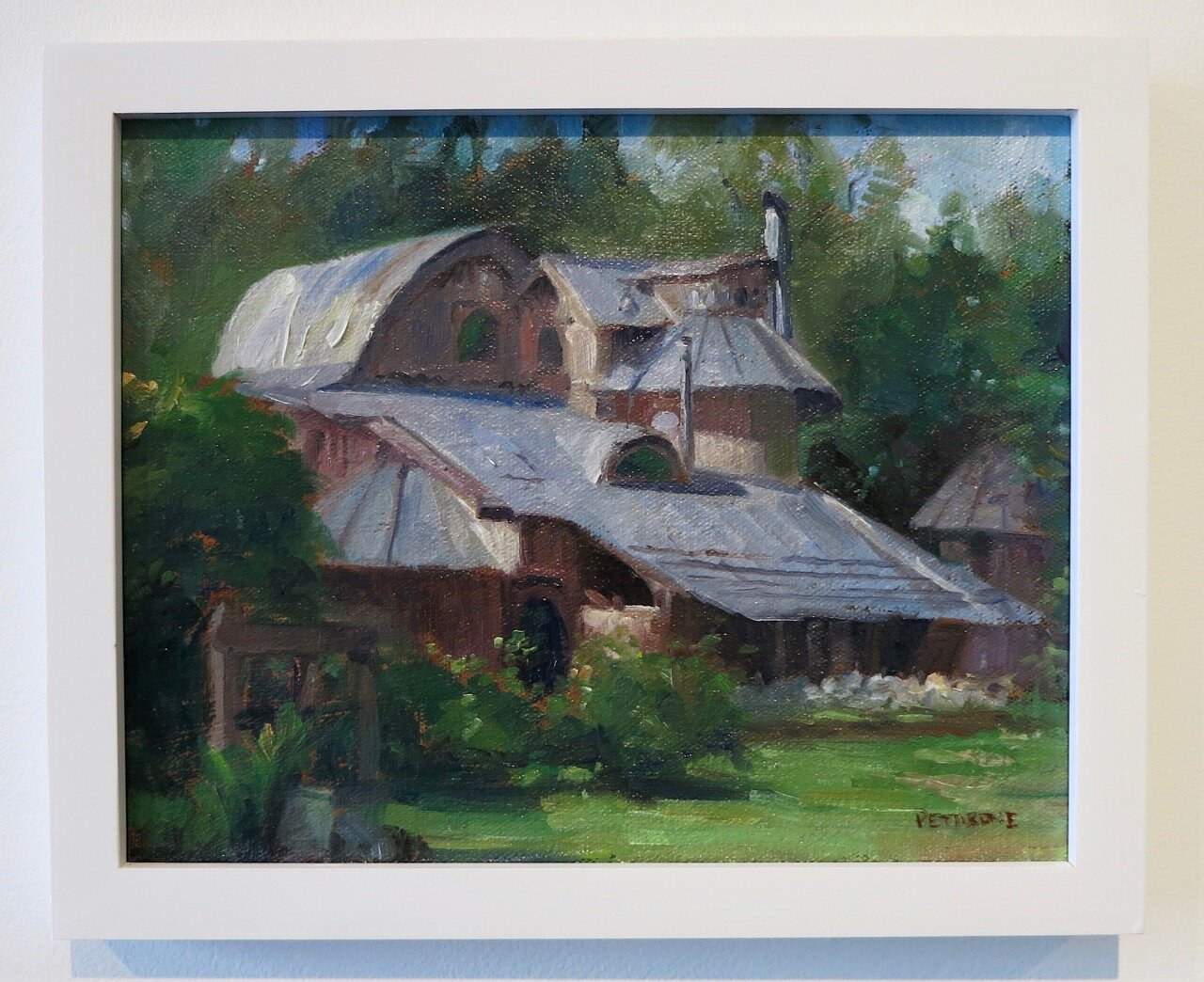    House At the Dean Family Farm , 2020   Oil on canvas  8x10 inches 
