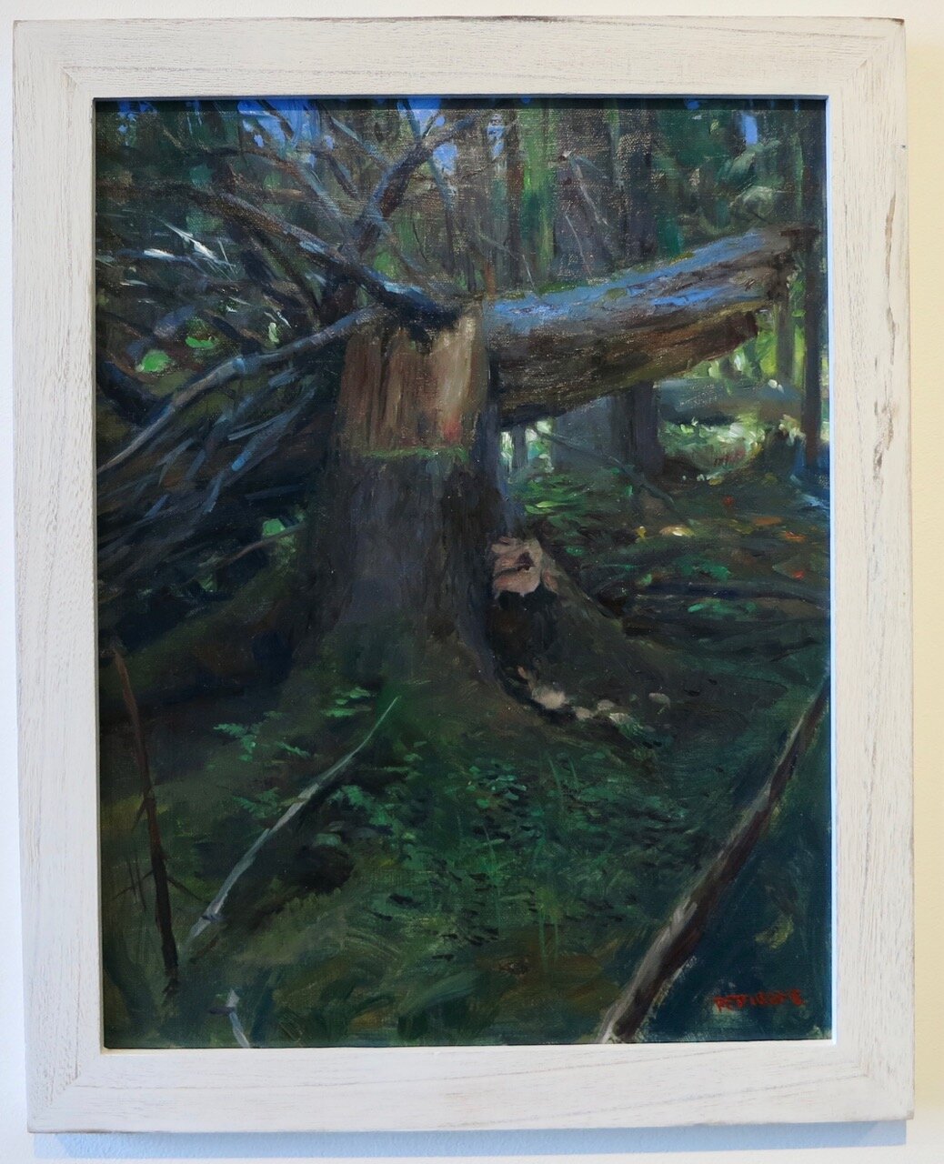    Study of a Broken Tree , 2020   Oil on canvas  18x14 inches 