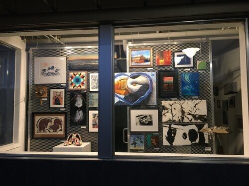  March &amp; April 2020 - Revolving window displays of  work in the Members Exhibition in lieu of viewing the exhibition in person. 