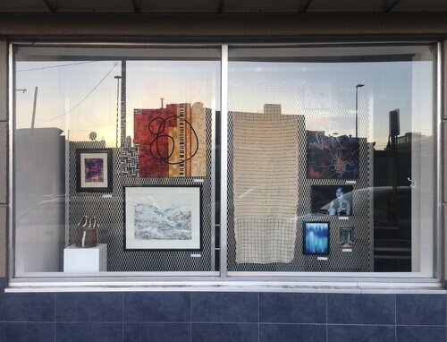  March &amp; April 2020 - Revolving window displays of  work in the Members Exhibition in lieu of viewing the exhibition in person. 