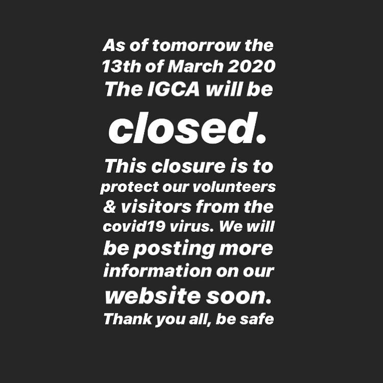 March 2020 - Covid shut down 